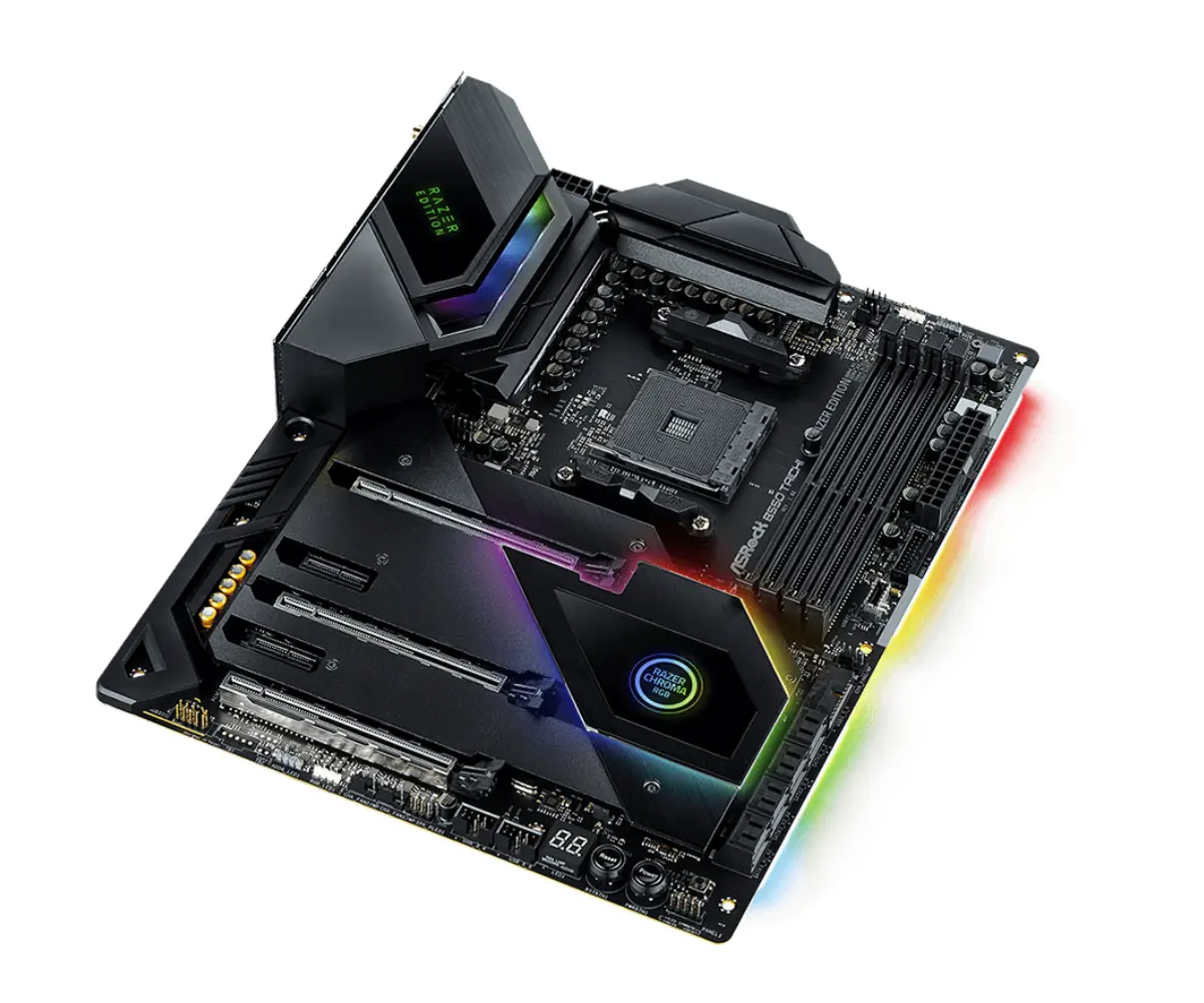 ASRock B550 Taichi Razer Edition bovenaanzicht