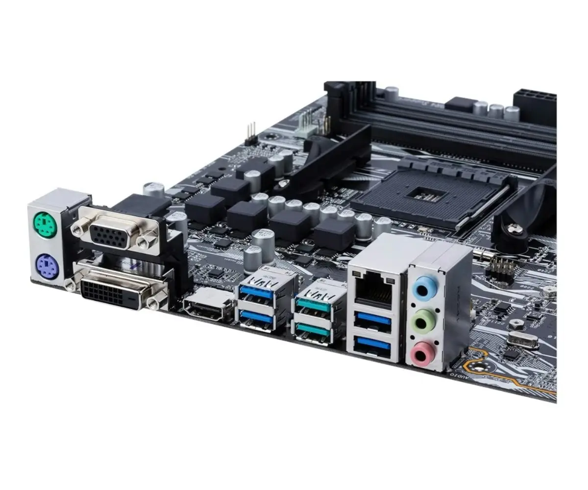 Asus Prime B350M-A Connectoren