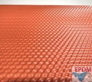 Aluminium loodvervanger 30 cm x 5 meter rood 3D - Afbeelding 4