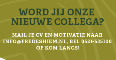 Vacature Zelfstandig Werkend Kok bij Buitengoed Fredeshiem