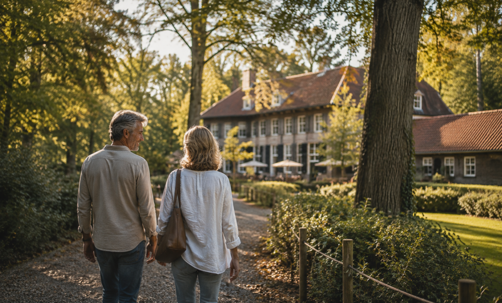 Gasten tijdens het 3 Werelden arrangement van Buitengoed Fredeshiem