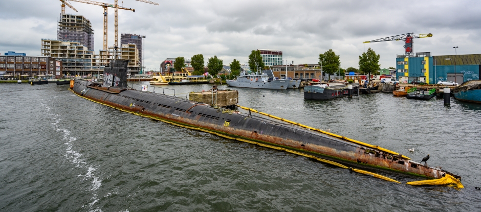 Démolition du sous-marin Foxtrot