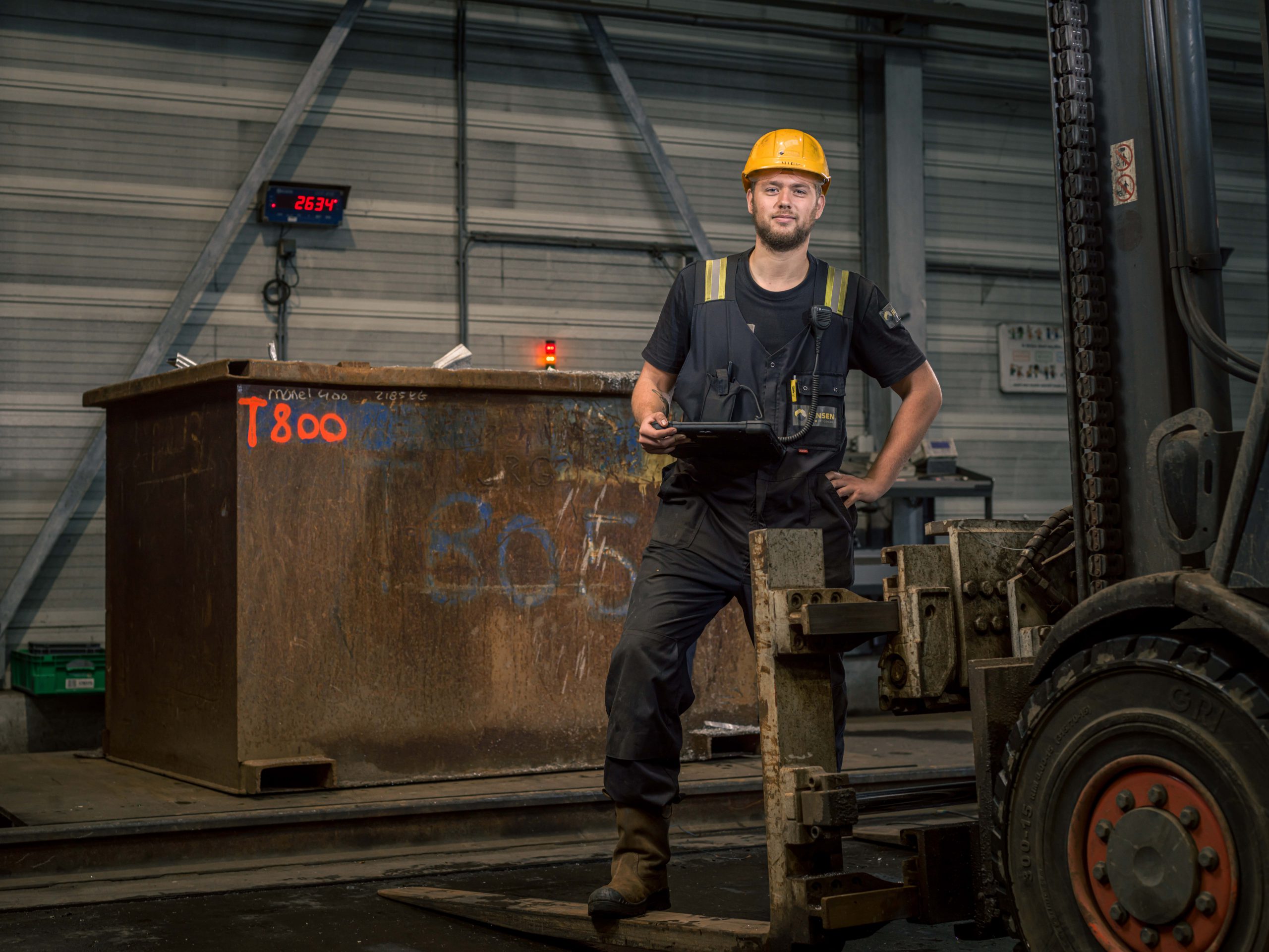 Collega Jansen wegen werf