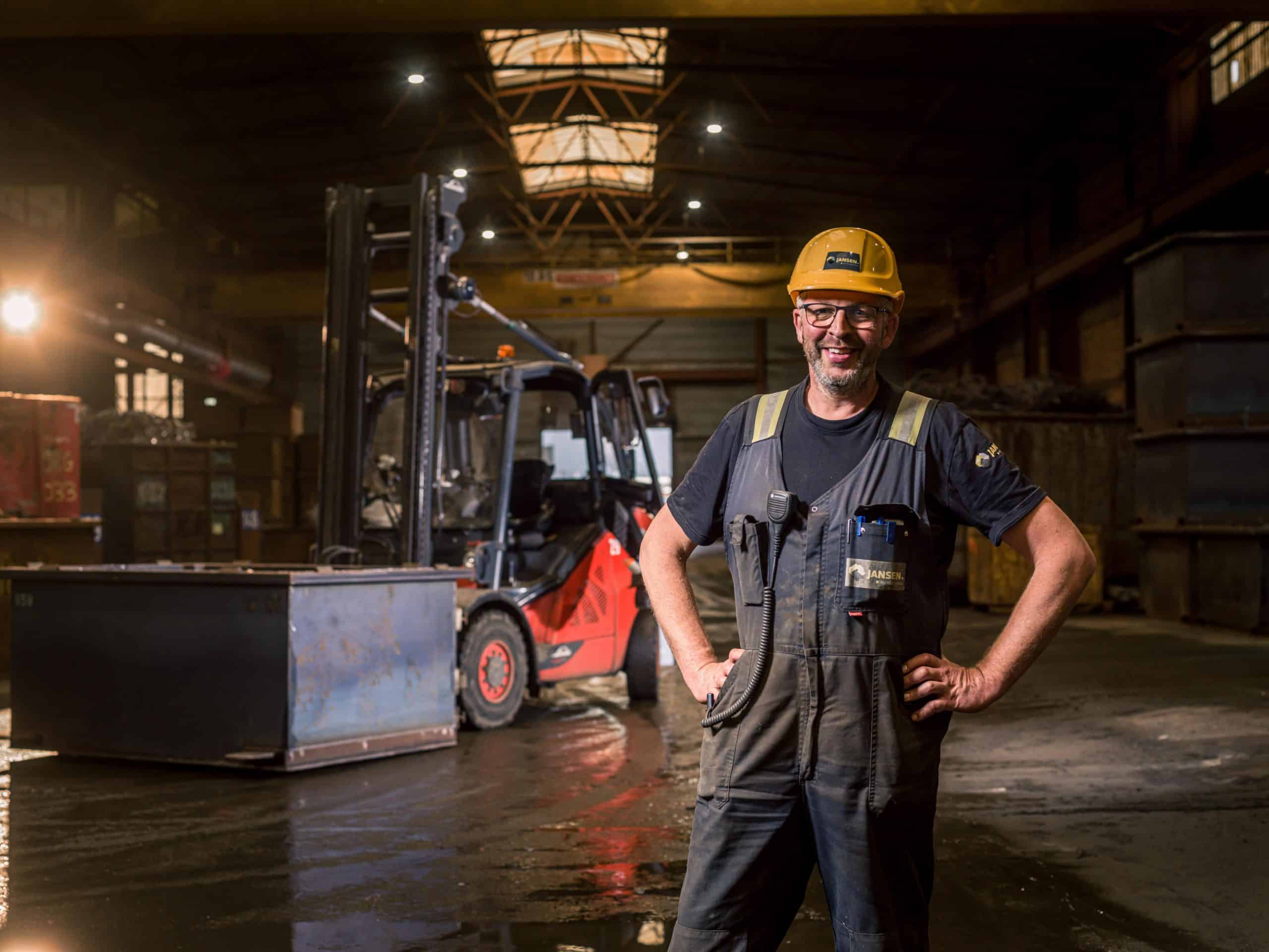 Werfmedewerker shredder