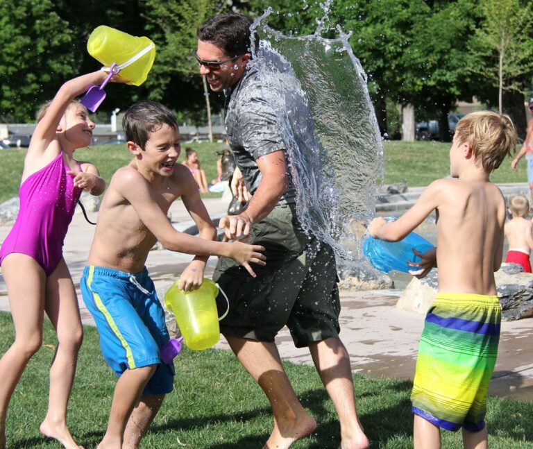 Waterspelletjes voor warme dagen