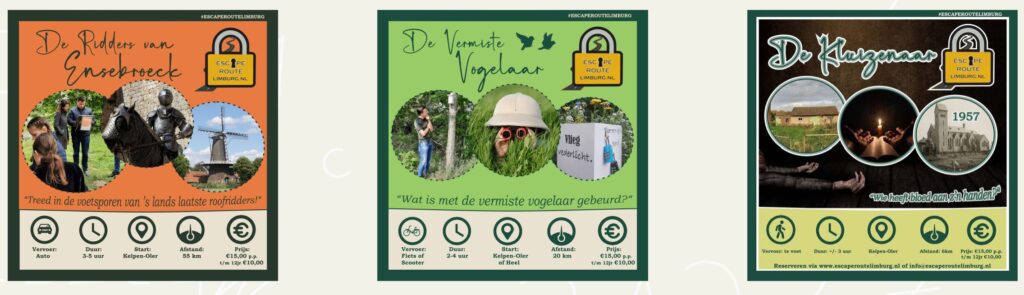 escaperoute in de natuur in limburg