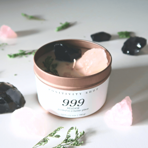 999 - Release | Angel Number Gemstone Candle