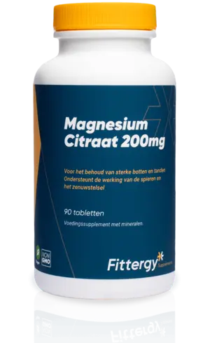 aanvullend supplement Magnesiumcitraat van fittergy