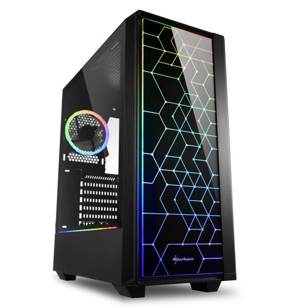 Sharkoon RGB LIT100 computer Case - Dealstunter.nl