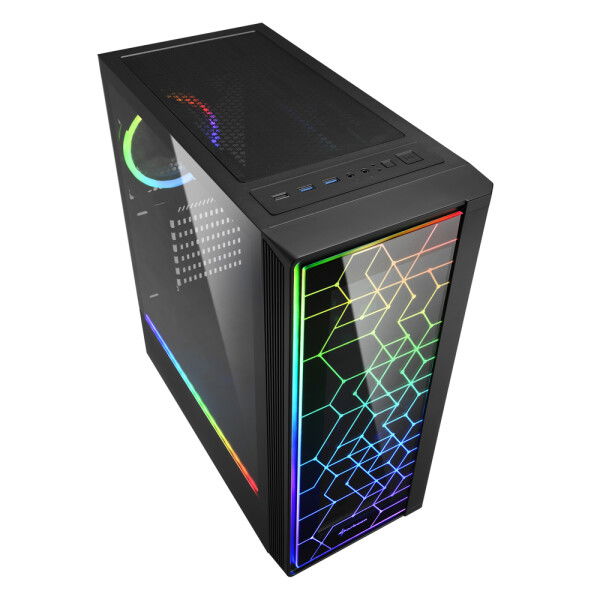 Sharkoon RGB LIT100 computer behuizing - Dealstunter.nl