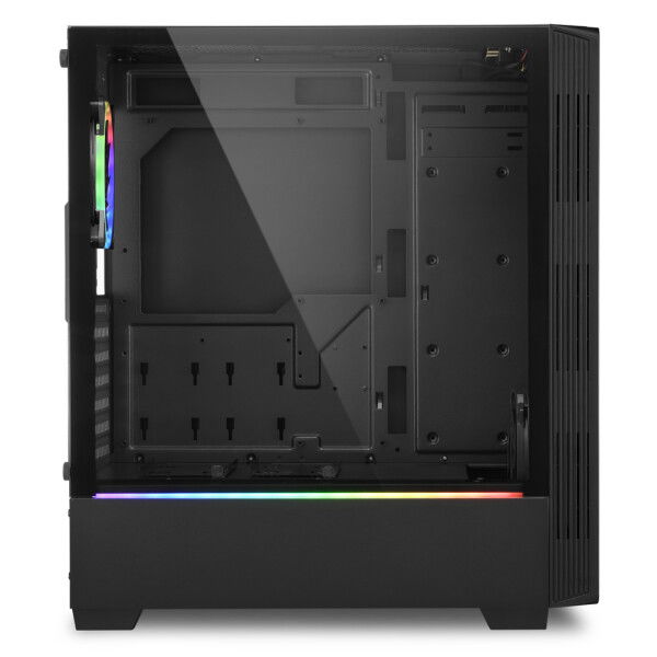 Sharkoon RGB LIT100 computer behuizing - Dealstunter.nl