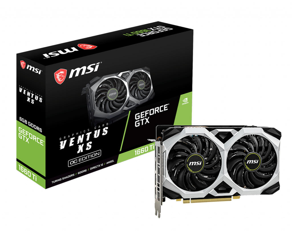 MSI GeForce GTX 1660 Ti VENTUS XS 6G OC