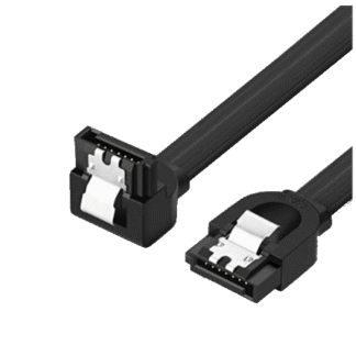 right angle cable Black
