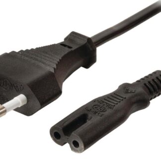 Valueline stroomkabel - IEC-320-C7 1,80 m zwart