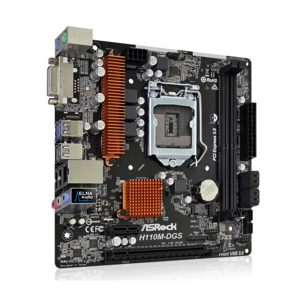 ASRock H110M-DGS R3.0 Socket 1151 moederbord 2