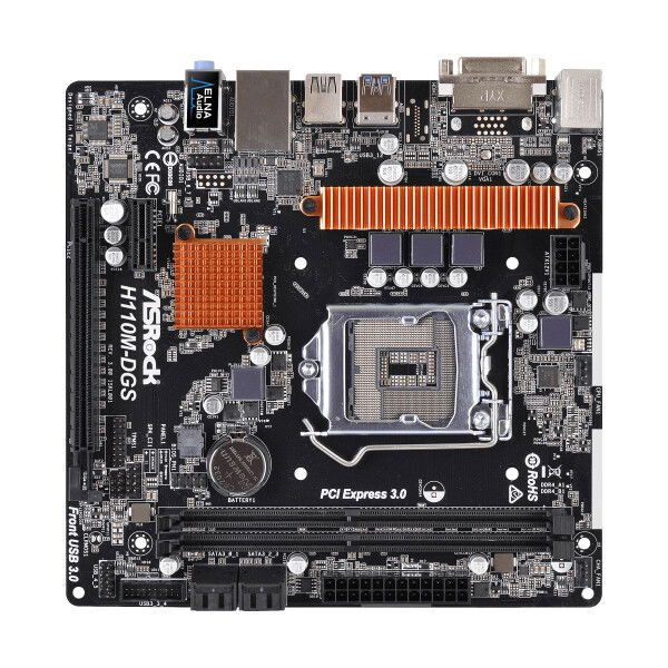 ASRock H110M-DGS R3.0 Socket 1151 moederbord 2