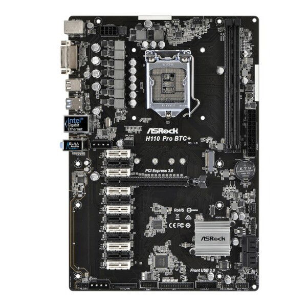ASRock H110 Pro BTC Socket 1151 Moederbord