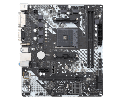 ASRock A320M-HDV R4.0 AMD AM4 Moederbord