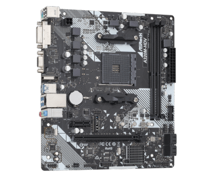 ASRock A320M-HDV R4.0 AMD AM4 Moederbord