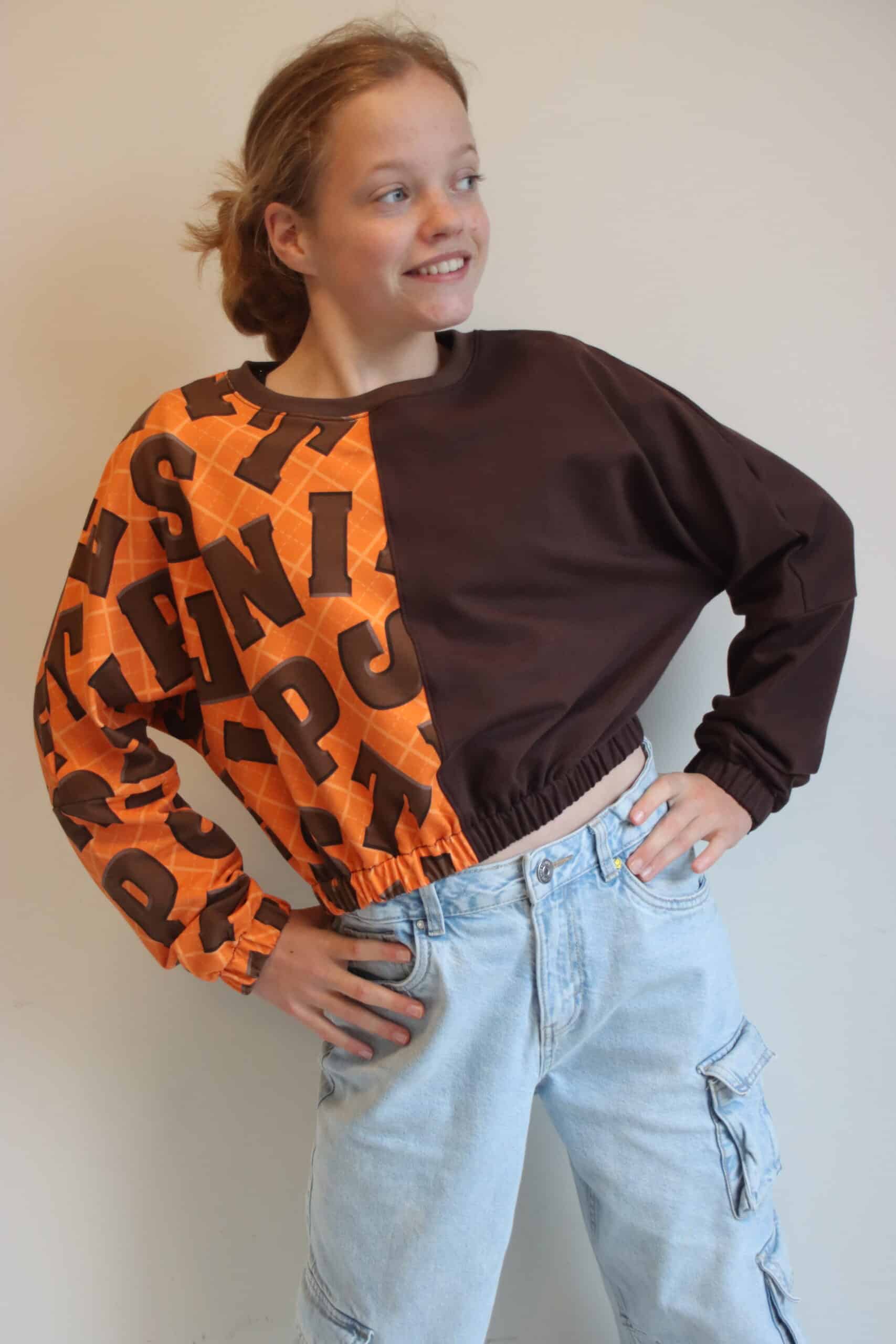 Chocolade letters op oranje - Afbeelding 2