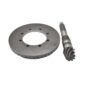 Gear + shaft differential gearbox Iseki TJ75 Concerns original Iseki part! Original part number: 1719-301-200-10 171930120010
