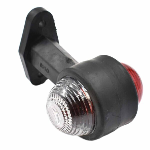Breedtelamp lang Rood-wit aanhanger minitractorparts minitrekker Iseki Shibaura Yanmar Kubota Kioti Mitsubishi Solis Captain Brandson breedtepaal zijmarkering achterlicht