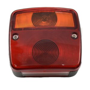 Taillight universal Dimensions: Length: 110mm Width: 100mm Height: 55mm Extra info: City light / Brake light / Indicator Without seeds!
