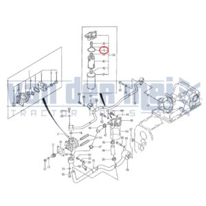 O-ring hydrauliekfilter Iseki Mitsubishi TL1900 TL1901 TL2100 TL2101 TL2300 TL2301 TL2500 TL2501 TL2700 TL2701 Landhope TU150 TU160 TU170 TU180 TU200 TU220 TU240 TE3210 TE4270 TE4350 Bolens G272 G274 MT200 MT250 MT300 oliekeering oliekeerring rubberkeerring olieafdichting oring rubberring rubberafdichting voorfilter fijnfilter groffilter hydraulischefilter achterbrugfilter fijnoliefilter grofoliefilter hydraulischeoliefilter achterbrugoliefilter hydrauliekoliefilter