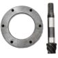 Pignon + kroonwiel vooras Mitsubishi MT185 MT205 MT225 MT245 MT185D MT205D MT225D MT245D pignonpen differentieel voorasdifferentieel kroon/pignonwiel