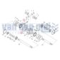 Pignon + kroonwiel vooras Mitsubishi MT185 MT205 MT225 MT245 MT185D MT205D MT225D MT245D pignonpen differentieel voorasdifferentieel kroonpignonwiel
