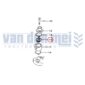 Thermostaat Mitsubishi GO26 GO28 GO30 GO32 GO34 MT27 MT231 MT251 MT271 MT291 MT311 MT331 S4L thermostat MT27D MT231D MT251D MT271D MT291D MT311D MT331D