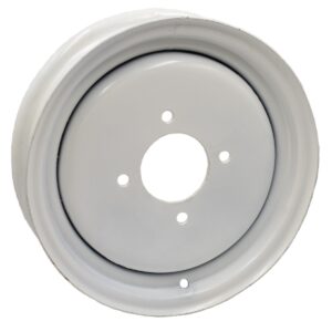 Velg 12 inch wit (80x120mm) Yanmar YM1401 Iseki Sial TF15 TM215 TM223 YM1401D Tractorvelg witte voorvelg minitractorvelg rim velgen zennoh