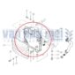 Radiateur radiator koeler Iseki TX1300 TX1500 TX1300F TX1500F KE70 KE75 Mitsubishi minitractor minitrekker onderdelen waterpomp koelsysteem