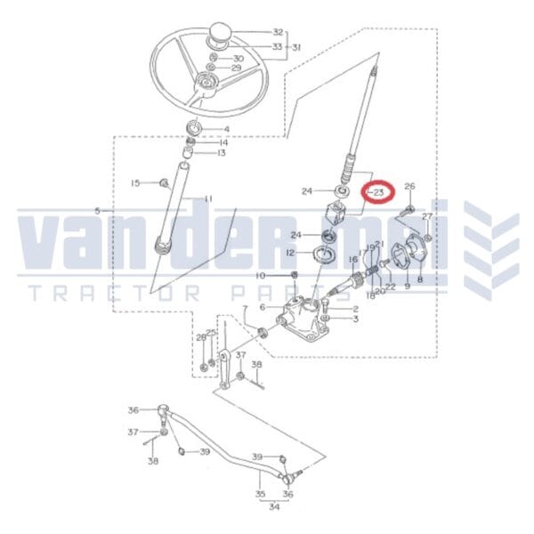 194440-15500 194440-1550-0 19444015500 SC-4440 SC4440 Stuuras Yanmar F175 YM140 YM147 YM186 YM1401 YM1510 Stuurhuisas stuuras ym140d ym147d ym186d ym1401d ym1510d f175d