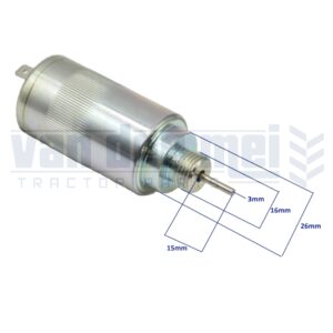 SBA18520-6083 SBA185206083 SBA18520-6085 SBA185206085 SBA18520-6084 SBA185206084 SBA18520-6160 SBA185206160 SBA18520-6161 SBA185206161 87761614 87780758 328605A1 281552A1 Stop Solenoid Shibaura D23 S345 SX24 ST321 ST324 ST330 ST333 ST440 Ford 1120 1215 1220 E643 E673 N843 S773 stopzetter elektronische brandstofafsluiter stop solenoïd stopmagneet 12volt motorstop