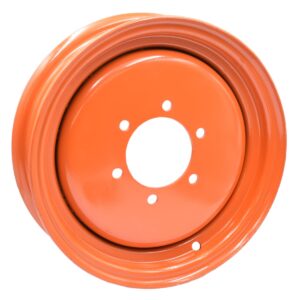 Velg 12 inch oranje (90x120mm) Kubota Aste A15 B1220 B1410 B1610 B1620 B1820 B1830 Granbia GB18 GB20 GB170 GB180 GB200 Tractorvelg witte voorvelg minitractorvelg rim velgen zennoh