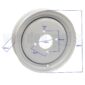 Velg 12 inch wit (80x120mm) Yanmar YM1401 Iseki Sial TF15 TM215 TM223 YM1401D Tractorvelg witte voorvelg minitractorvelg rim velgen zennoh