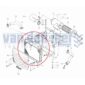 1428-101-210-00 1428-101-2100-0 142810121000 Radiateur radiator koeler Iseki TX1000, TX1210 TX1000f TX1210f waterpomp thermostaat KE55 Mitsubishi koeling koelwaterslang koelslang onderhoud minitractor