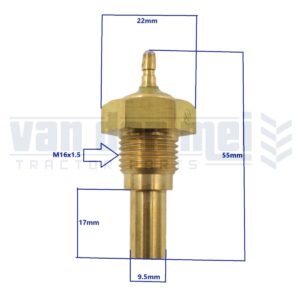 Temperatuur sensor Yanmar F14 F15 F16 YM1601 YM1602 YM1610 YM1702 YM1802 YM1810 YM1820 YM2002 YM2202 YM2220 YM2402 YM2620 YM2820 YM3220 YM4220 temperatuursensor oververhittingsensor temperatuurschakelaar oververhittingsschakelaar oververhittingschakelaar