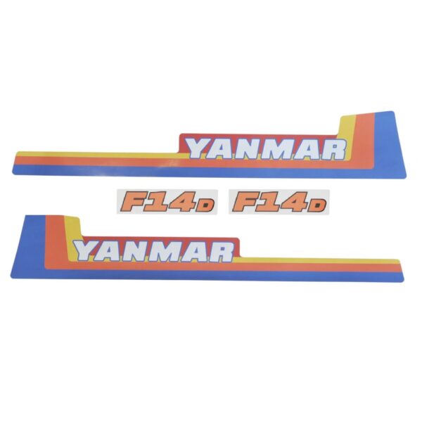 Stickerset Iseki Yanmar F14d