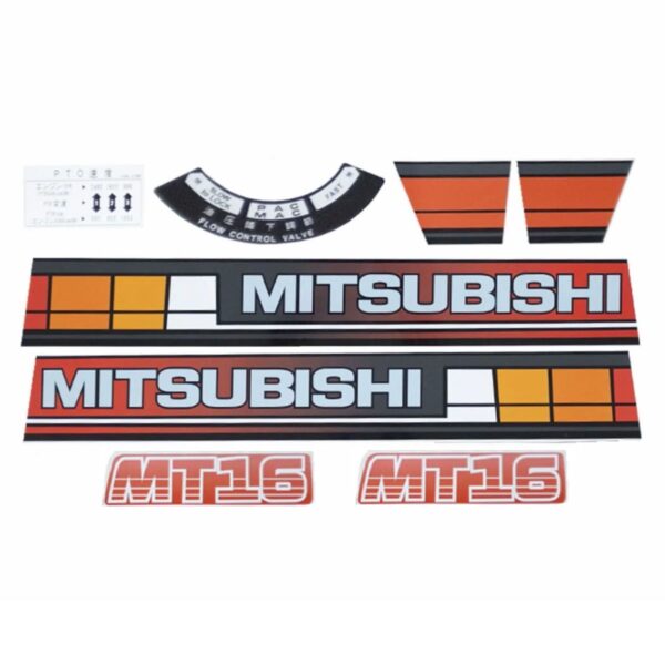 Stickerset Mitsubishi MT16