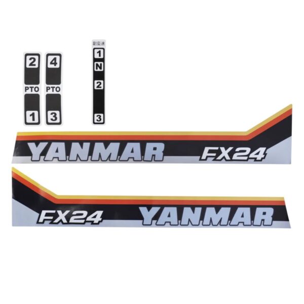 Stickerset Yanmar FX24 FX24D