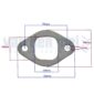 Uitlaatpakking Kubota L175 L185 L225 L245 L1500 L1501 L1801 L2000 L2200 L2201 Zen-Noh ZL175 ZL185 ZL1500 ZL1501 ZL1801 Motor: Z750 Z751 Z851 uitlaatpakking uitlaatspruitstukpakking zennoh zl175dt zl185dt zl245dt zl1500dt zl1501dt ZL1801dt 704165R2 704165R3