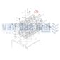 Cilinderkop Kubota D750 B1200 B5200 B7001 B7100 XB1 Zen-Noh ZB1200 ZB7001 minitractor minitrekker motor revisie cilinderhead