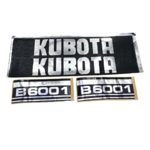 Stickerset Kubota B6001