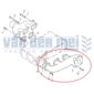 Uitlaat spruitstuk Kubota B1200 B6001 B6100 B7001 B7100 Zen-Noh ZB1200 ZB6001 ZB6100 ZB7001 ZB7100 Motor D750 zennoh uitlaatspruitstuk minitrekker minitractor