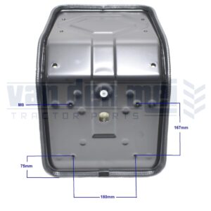Universele stoel minitractor minitrekker Iseki Kubota Yanmar Shibaura Mitsubishi Hinomoto tractorstoel trekkerstoel tractorzadel trekkerzadel tractorzetel trekkerzetel