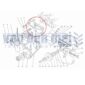 Dynamo steun watergeleider Kubota B7000 (revisie set) Zen-Noh ZB7000 Z650 1x koelwaterhuis 2x lager 1x pakking Koelhuis koelwaterhuis dynamokoppeling watergeleidersteun koelwaterhuissteun. dynamohuis dynamosteun wisselstroomgenerator Zennoh