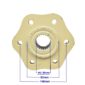 Wielnaaf Hinomoto E23 E25 E23D E25D 7-09-101-10 70910110 raadnaaf asnaaf wheelhub minitractor minitrekker Japan japanse