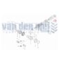 Keerring vooras pignon Iseki Sial TF15 TF17 TF19 differentieel vooras oliekeerring rubberkeerring olieafdichting Vooraskeerring voorasoliekeerring